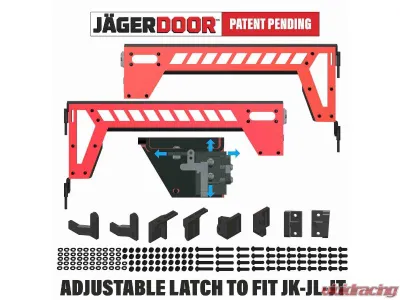 Steinjager Jagerdoor Front Trail Doors Jeep Wrangler JL 2019+ - J0060739