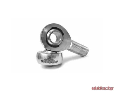 Steinjager 1 Pack SJ-MXM-20 1.25 inch -12 RH x 1.25 inch Bore 4130 Chrome Moly Spherical Rod Ends Bearing Bright Chrome Finish - J0014558