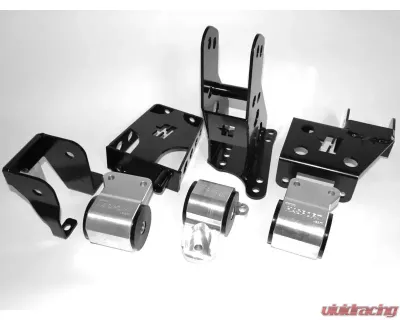 Hasport Solid 6061 Inserts Engine Mount Kit Dual Height for J-Series Engine into Honda Civic 1996-2000 - EKJ2-6061