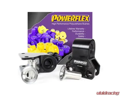 Powerflex Race Type Front Control Arm Anti-Lift & Caster Offset Rear Bushings Ford Focus Mk3 Inc ST 2011+ - PFF19-1802GBLK