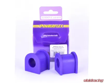 Powerflex 22mm Street Type Front Sway Bar Bushing Mazda Miata 1989-2005 - PFF36-105-22