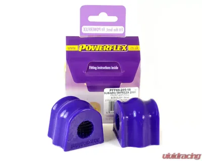 Powerflex 18mm Street Type Front Sway Bar Bushing Subaru WRX | Impreza | Forester | Legacy 1997-2008 - PFF69-205-18