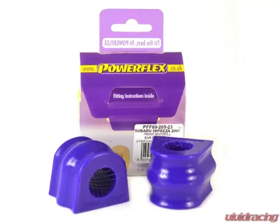 Powerflex 23mm Street Type Front Sway Bar Bushing Subaru WRX | Impreza | Forester | Legacy 1997-2008 - PFF69-205-23