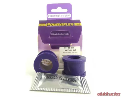 Powerflex 18mm Front Sway Bar Mount Volkswagen Golf | Jetta Mk2 | Mk3 | Corrado 1985-1998 - PFF85-209