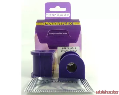 Powerflex 14mm Rear Sway Bar Bushing Toyota Corolla AE86 RWD 1983-1987 - PFR76-207-14