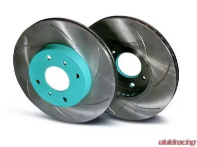 Project Mu Non-Brembo SCR Pure Plus 6 Rotor Front - Uncoated Set of 2 Nissan GT-R R32 - PSPPN104-S6NP