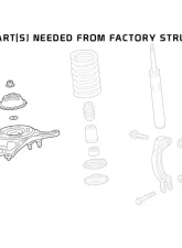 Godspeed Project MonoSS Coilover Audi A6 C7 Quattro 2012-2018                                     - MSS0197-A - Image 7