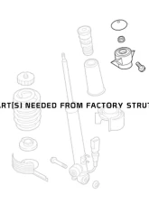 Godspeed Project MonoSS Coilover Audi A6 C7 Quattro 2012-2018                                     - MSS0197-A - Image 8