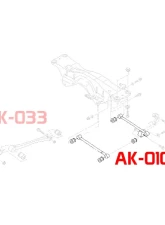 Godspeed Project Adjustable Rear Lateral Link Set Subaru Forester SF 1998-2002                                     - AK-010-D - Image 7