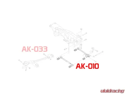 Godspeed Project Adjustable Rear Lateral Link Set Subaru Forester SF 1998-2002 - AK-010-D