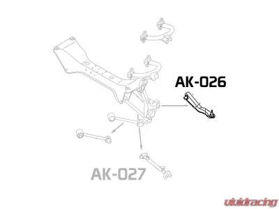 Godspeed Project Adjustable Rear Toe Arms w | | Ball Joints Dodge Stratus Coupe 2001-2005 - AK-026-D
