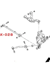 Godspeed Project Adjustable Rear Camber Arms Infiniti G35 2003-2007                                     - AK-028-B - Image 6