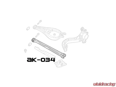 Godspeed Project Adjustable Rear Camber Arms BMW X3 E83 2004-2010 - AK-034-C