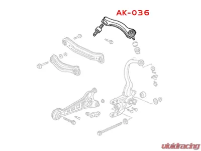 Godspeed Project Adjustable Rear Camber Arms w | | Ball Joints Acura TL UA1 1996-1998 - AK-036-D