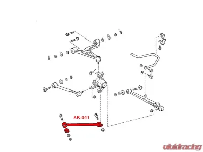 Godspeed Project Adjustable Rear Traction Rods Lexus SC300 1992-2000 - AK-041-B