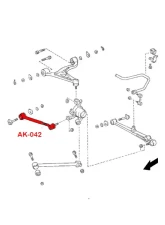 Godspeed Project Adjustable Rear Toe Arms Lexus GS300 1993-1997                                     - AK-042-B - Image 4