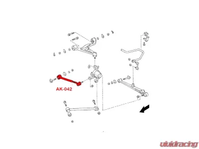 Godspeed Project Adjustable Rear Toe Arms Lexus GS300 1993-1997 - AK-042-B