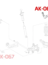 Godspeed Project Adjustable Camber Rear Control Arms Lexus ES 2019-2023                                     - AK-066-H - Image 5