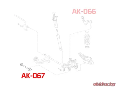 Godspeed Project Adjustable Toe Rear Control Arms Toyota Camry XV70 2018-2023 - AK-067-A