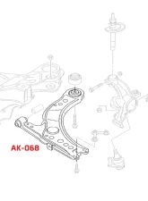 Godspeed Project Adjustable Front Lower Control Arms Volkswagen Beetle A5 1998-2010                                     - AK-068-C - Image 5