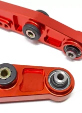 Godspeed Project Billet Rear Lower Control Arms Red Acura Integra 1994-2001                                     - AK-074-G3-Red-A - Image 4
