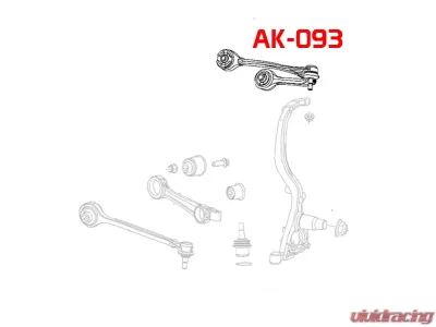 Godspeed Project Adjustable Camber Front Upper Arms w | | Ball Joints Chrysler 300 RWD LX 2005-2021 - AK-093-C