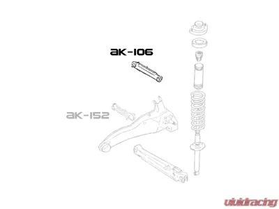 Godspeed Project Adjustable Rear Camber Arms Mitsubishi Outlander Sport GA 2011-2017 - AK-106-D