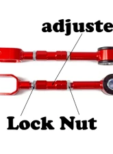 Godspeed Project Adjustable Toe Rear Arms Trailing Arms Nissan Altima Sedan L32 2007-2012                                     - AK-123-A - Image 5