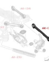 Godspeed Project Adjustable Rear Toe Arms BMW 1-Series 2007-2013                                     - AK-135-B - Image 4