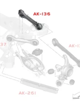 Godspeed Project Adjustable Rear Camber Kit BMW 1-Series 2007-2013                                     - AK-136-B - Image 3