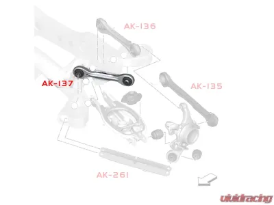Godspeed Project Adjustable Toe Rear Lateral Links BMW 3-Series 2006-2012 - AK-137-A