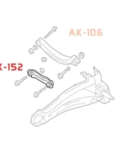 Godspeed Project Adjustable Rear Toe Arms Mitsubishi Outlander CW6 2007-2013                                     - AK-152-C - Image 3