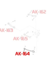 Godspeed Project Adjustable Rear Trailing Arms Hyundai Genesis Coupe 2009-2016                                     - AK-164 - Image 5