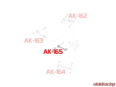 Godspeed Project Adjustable Rear Toe Arms Hyundai Genesis Coupe 2009-2016 - AK-165