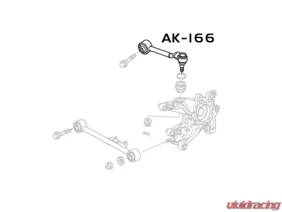 Godspeed Project Adjustable Rear Camber Arms & Ball Joints Honda Odyssey 2011-2018 - AK-166-B