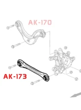 Godspeed Project Adjustable Rear Toe Arms Honda CR-V 2017-2022                                     - AK-173-C - Image 4