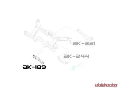 Godspeed Project Adjustable Rear Lateral Front Side Arms Subaru Legacy 2000-2003 - AK-189-A
