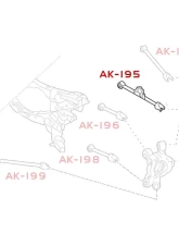 Godspeed Project Adjustable Rear Toe Arms Fiat 124 Spider 2017-2020                                     - AK-195-B - Image 5