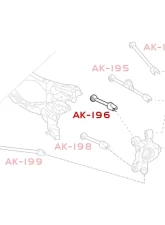 Godspeed Project Adjustable Rear Upper Camber Arms Forward Fiat 124 Spider 2017-2020                                     - AK-196-B - Image 4