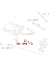 Godspeed Project Adjustable Rear Lower Camber Arms Forward Fiat 124 Spider 2017-2020                                     - AK-198-B - Image 3