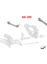 Godspeed Project Adjustable Rear Camber & Toe Kit BMW X6 E71 2008-2014                                     - AK-210-C - Image 6