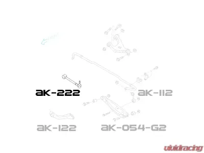 Godspeed Project Adjustable Rear Toe Arms Subaru BRZ ZC6 2013-2020 - AK-222-B