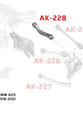 Godspeed Project Adjustable Camber Rear Upper Arms BMW 3-Series G20 2019-2022                                     - AK-228-A - Image 4