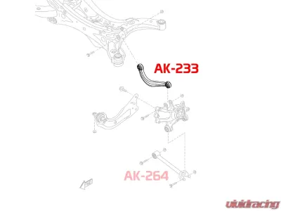 Godspeed Project Adjustable Camber Rear Upper Arms Mazda CX-5 2017-2021 - AK-233-B