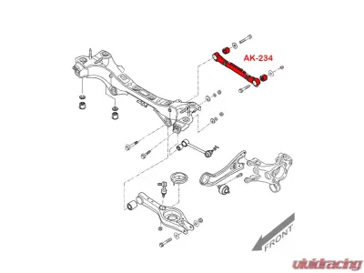 Godspeed Project Adjustable Rear Camber Arms Kia Sportage FWD 2011-2016 - AK-234-C
