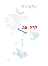 Godspeed Project Adjustable Toe Rear Trailing Arms Ford Edge 2015-2020                                     - AK-237-B - Image 4