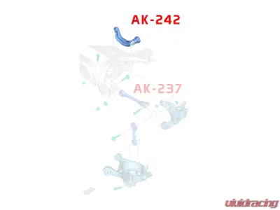 Godspeed Project Adjustable Rear Camber Arms Lincoln MKX 2016-2020 - AK-242-D