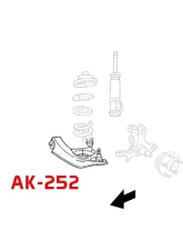 Godspeed Project Adjustable Front Lower A-Arms Ford Mustang 1994-1998                                     - AK-252-A - Image 7