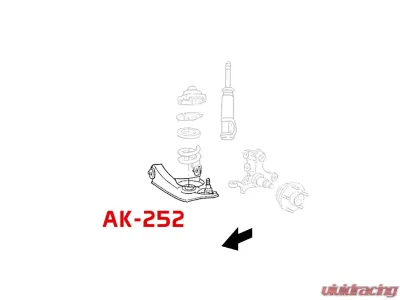 Godspeed Project Adjustable Front Lower A-Arms Ford Mustang 1994-1998 - AK-252-A