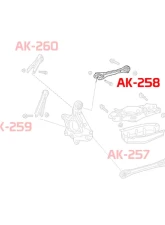 Godspeed Project Adjustable Camber Rear Arms Cadillac ATS 2013-2019                                     - AK-258-A - Image 5